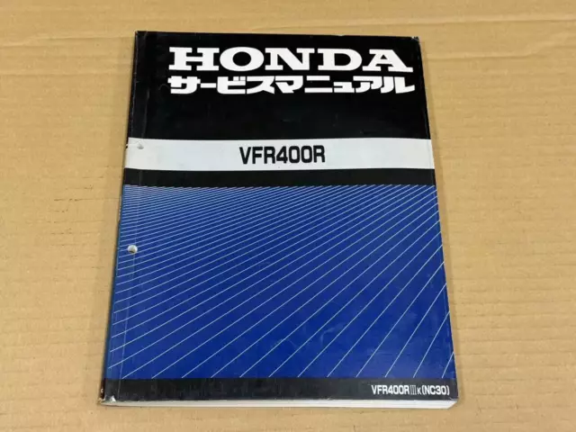 K25 Genuine Honda Vfr400R Service Manual Nc30 Iii K Maintenance Book
