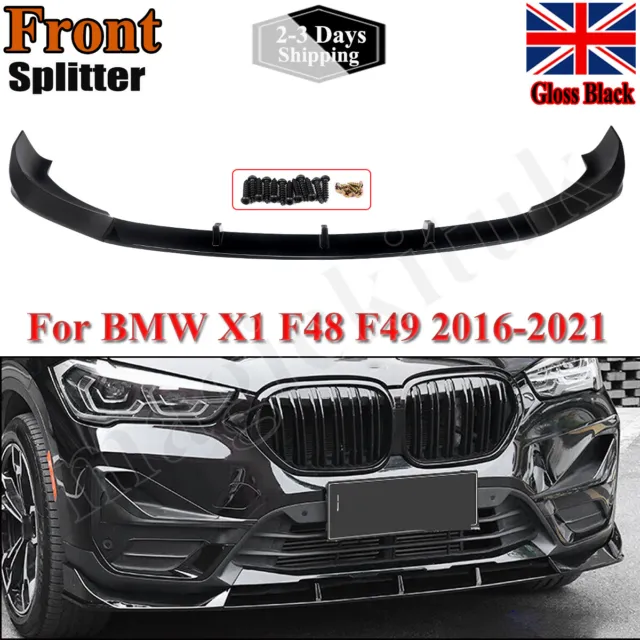 BMW X1 F48 Gloss Black M Double Spoke Look Front Kidney Grilles Grills  15-19 Uk £49.95 - PicClick UK