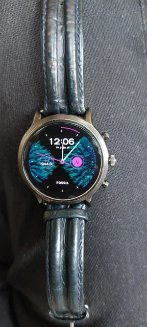 Fossil FTW4024 Gen 5 Smartwatch The Carlyle HR Smoke Edelstahl