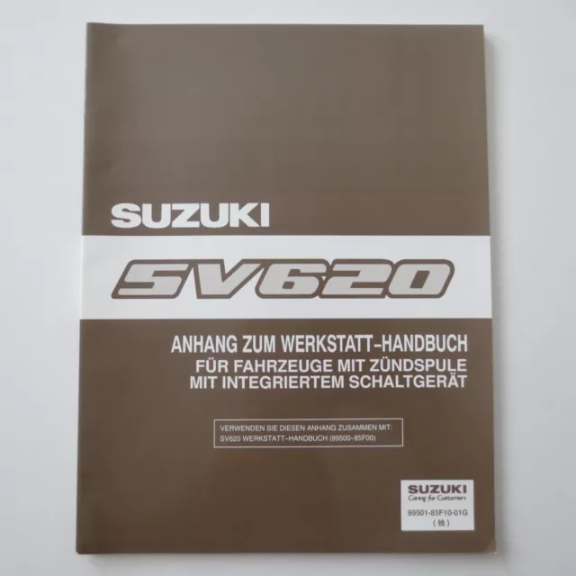 Werkstatthandbuch Suzuki Vitara SV620 Ergänzung Zündspule / integr. Schaltgerät