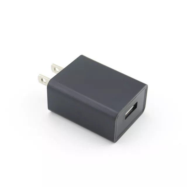 5V 2A USB US Plug 1 Port Wall Charger Fast Charging Travel Power Adaptor Black
