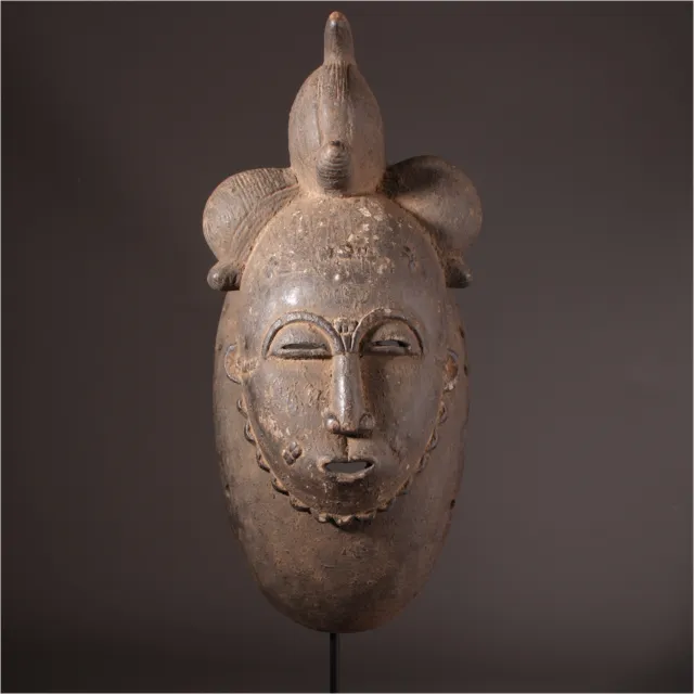 12708 Old Baule Mask Ivory Coast