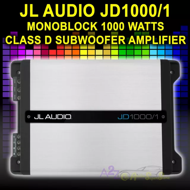 Jl Audio Jd1000/1 1000W Rms Jd Series Monoblock Class D Subwoofer Amplifier New!