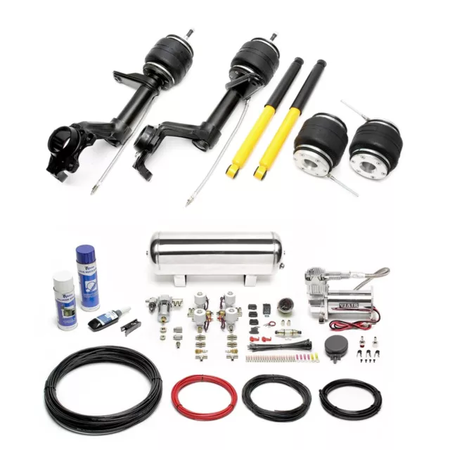 Ta technix Air Châssis + Compresseur Kit Argent pour Opel Kadett E -cc