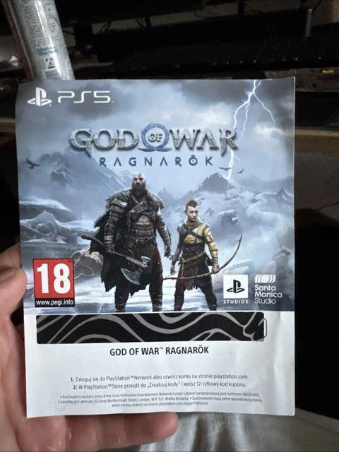 GOD OF WAR: Ragnarök - Sony PlayStation 5 PS5 Code Zum Einlösen EUR 16 ...
