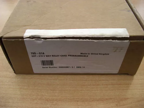 £120 Morley IAS 795-014 4-way programmable relay card