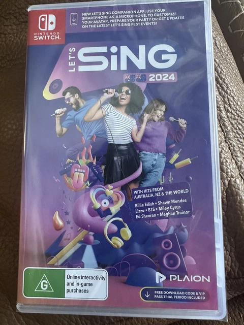 LET'S LETS SING 2024 Nintendo Switch Game Dance Kids Bluey Bingo