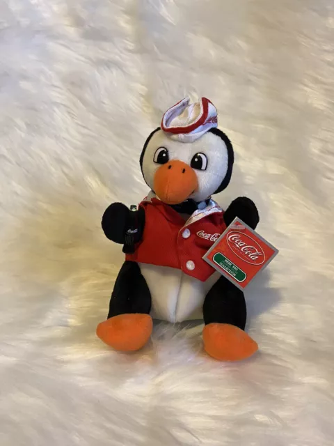 Coca cola bean bag collection penguin Plush With Stand