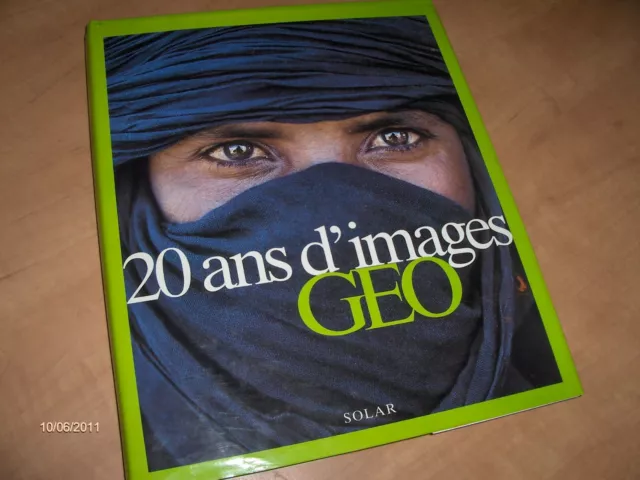 Beau livre 20 ans d'images GEO SOLAR 192 pages en trés bon état