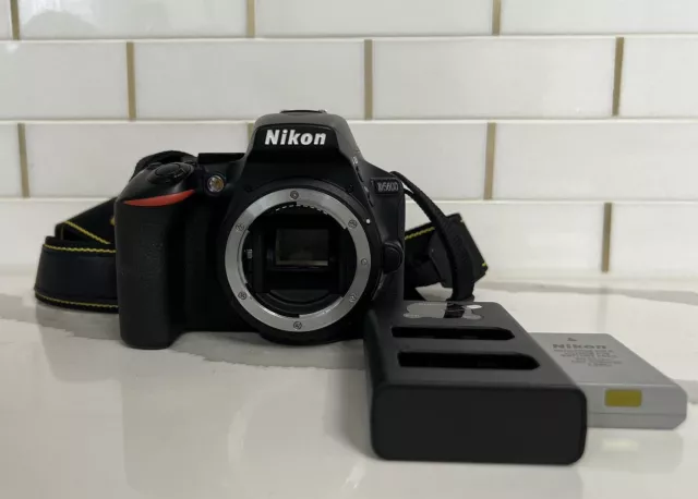 Nikon D5600 24.2 MP Digital SLR Camera - Black (Body Only)