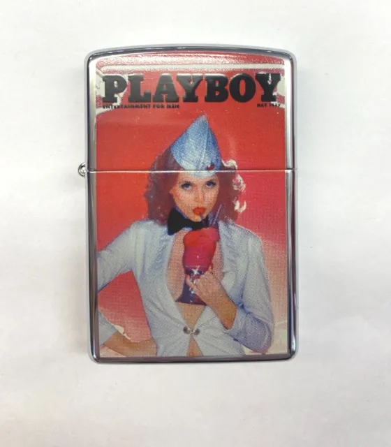 ZIPPO LIGHTER -  20951 Playboy Cover May 1977 Brand New Issued 2005 Metal