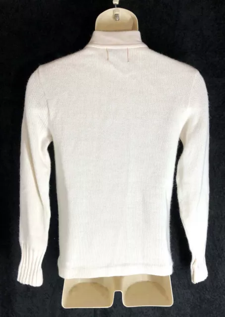 VINTAGE BRISTOL PRODUCTS Varsity Sweater mens sz 34 S Cardigan Orlon ...