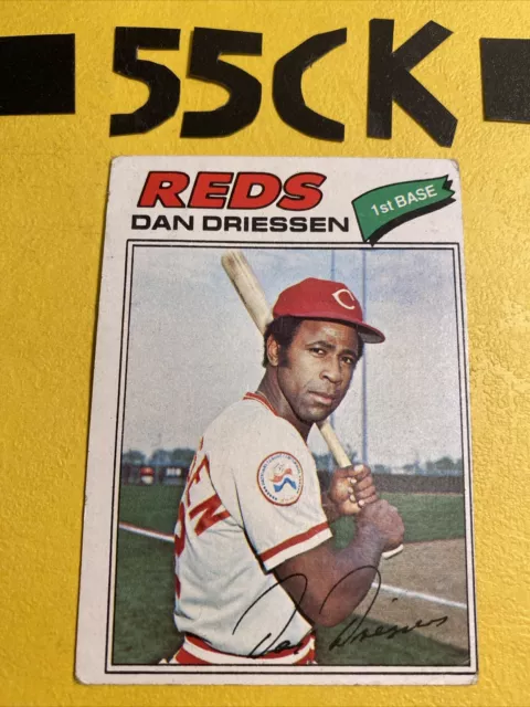 Dan Driessen : 1977 Topps MLB Baseball Card #23 : Cincinnati Reds +FREE SHIP 🚚