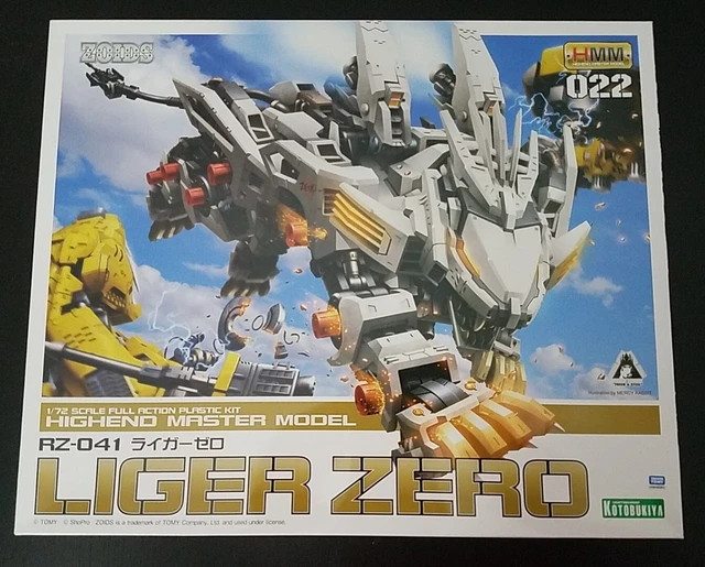 Kotobukiya Zoids 1/72 HMM RZ-041 Liger Zero w/ pilot Bit Cloud figure Model Kit