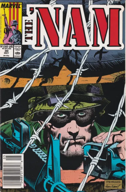 The 'Nam #30 (1986-1993) Marvel Comics, High Grade, Newsstand