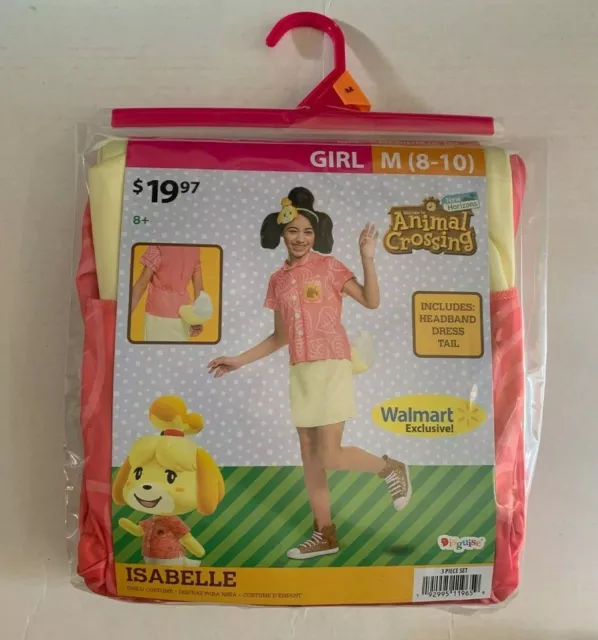 Isabelle Halloween Costume Animal Crossing New Horizons Girl's Size M (8-10) New