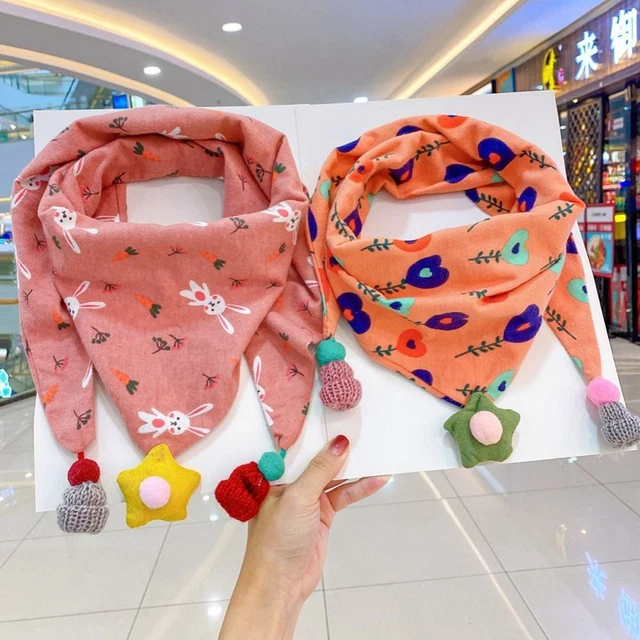Sciarpa autunno inverno bambini accessori abbigliamento sciarpa triangolo sciarpa stile coreano