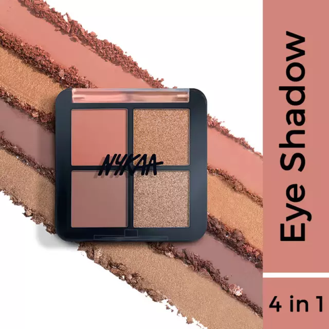 Nykaa Cosmetics Eyes On Me! 4 in 1 Quad Eyeshadow Palette - (5gm)