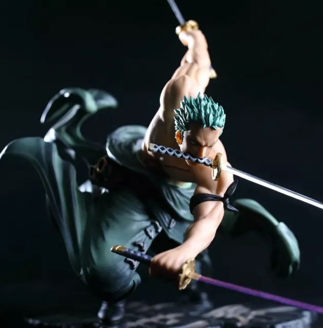 Figurine Roronoa Zoro Manga/Anime Statue Action One piece, 10cm 3