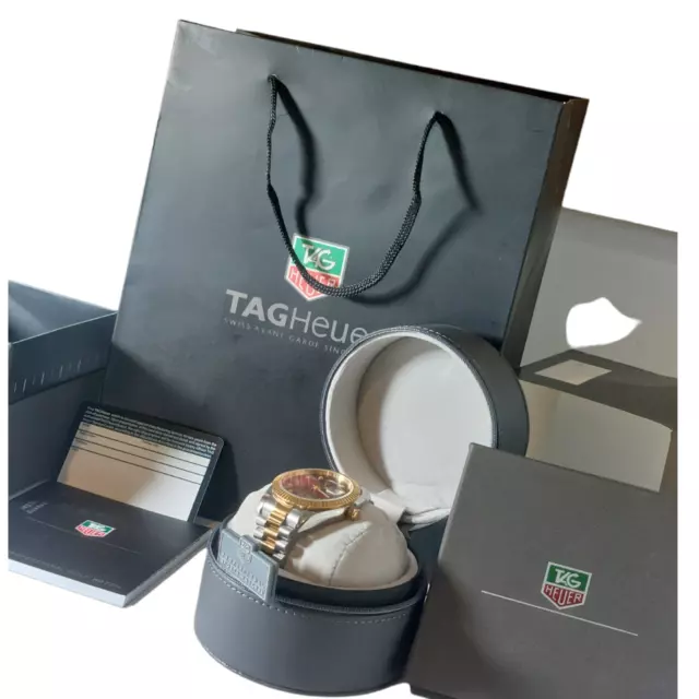 Authentic Tag Heuer Watch Box With Pillow Cushion & Full Kit for Presentation