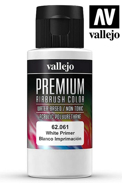 Vallejo Premium Airbrush White Primer 62061 Colori Vallejo