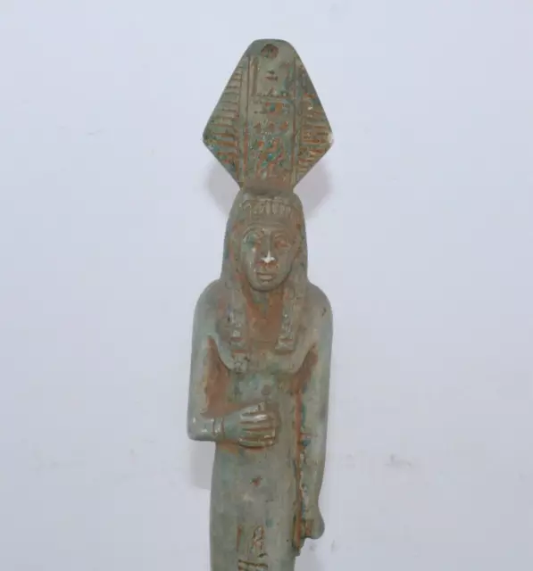 RARE ANCIENNE ÉGYPTIENNE ANTIQUE Reine Hatshepsout Support en Pierre Statue... 3