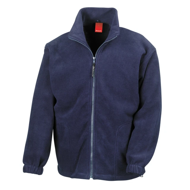 Result Mens Jacket Fleece Full Zip Up Heavy Outdoor Warm Polar Anti Pill Work