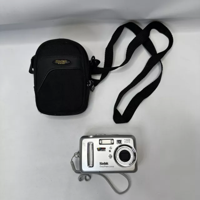 Kodak EasyShare CX7430 4 MP 3x Optical Zoom Digital Camera Silver Tested/Working