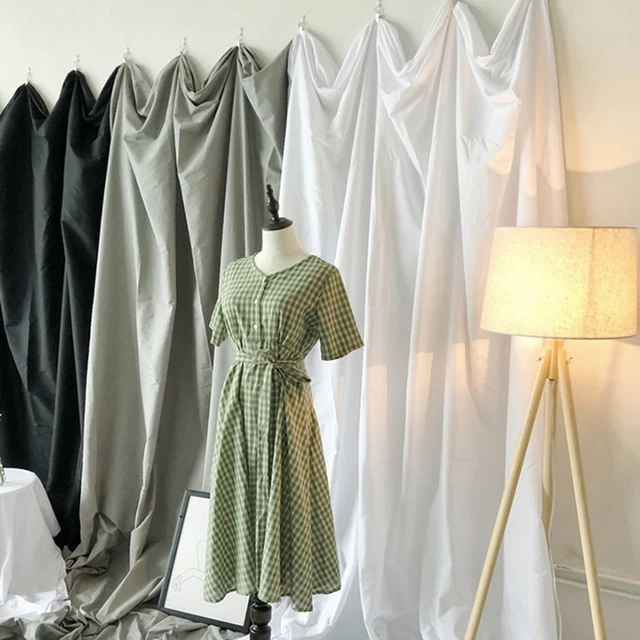 Backdrop Multi-functional Delicate Pure Color Wall Backdrop Fabric