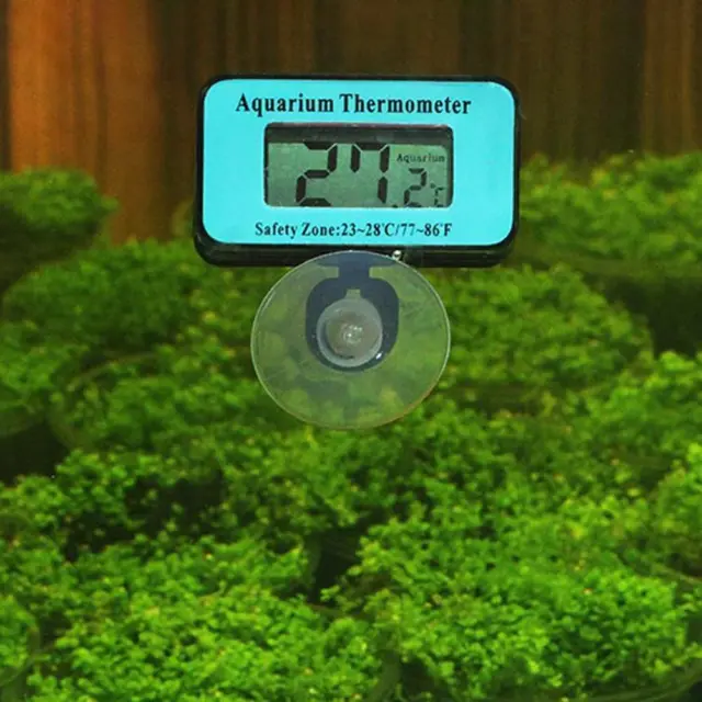 fr Digital LCD Fish Tank Thermometer Aquarium Temperature Meter Suction Cup