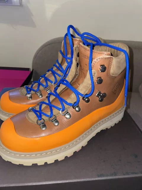 GANT X DIEMME Roccia Vet Persimmon Orange Leather Boots BNIB Uk Size 6. ...