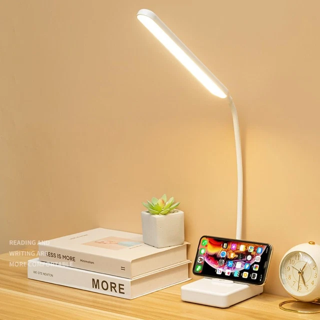 Dim Lit Desk DIMMABLE LED DESK Light Flexible Bedside Light Foldable Reading Lamp ...