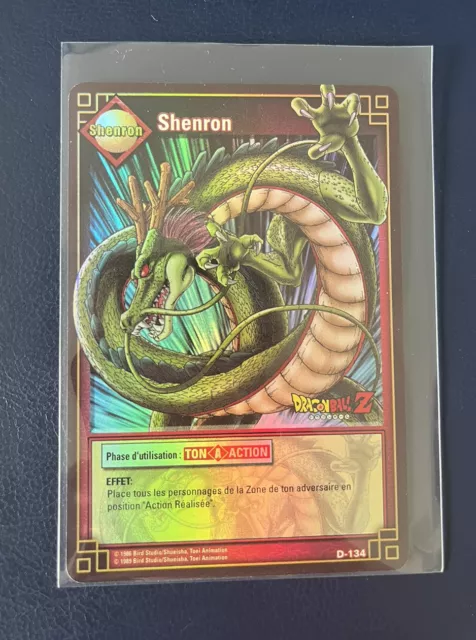 🇫🇷 Carte Dragon Ball D-134 Shenron Holo Prism JCC Part 1 Jouer Collectionner