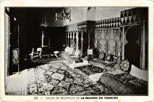 CPA AK MOROCCO FEZ - Reception Room of the Tourist House (219162)