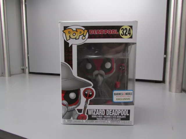 Funko Pop! Marvel Deadpool Wizard Deadpool Barnes and Noble 324 Damaged