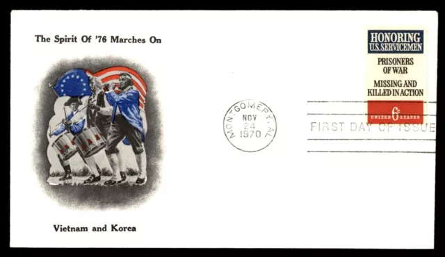 MayfairStamps US FDC 1970 Alabama Honoring Servicemen Vietnam & Korea First Day