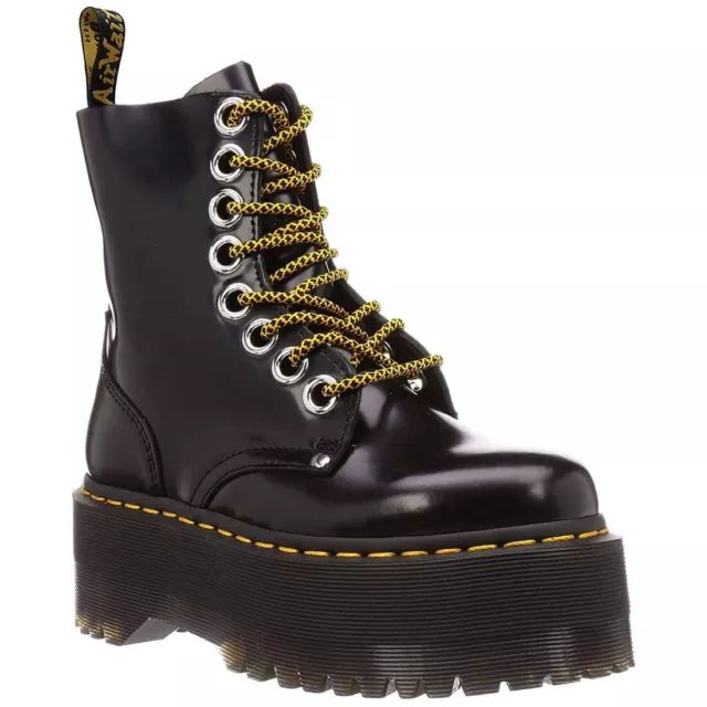 DR.MARTENS WOMENS BOOTS Jadon Max Casual Ankle Lace Up Zip Up