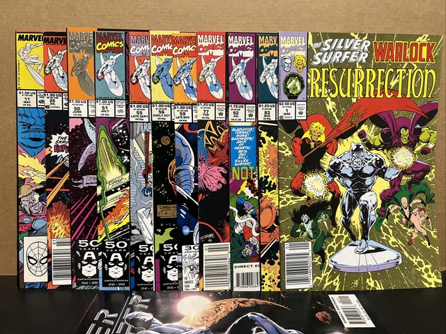 Silver Surfer Lot 14 Issues Various Titles Marvel Comics Combine Shipping Thanos