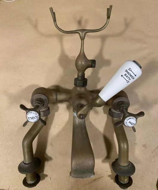 Telephone Faucet vintage early 1900's solid brass