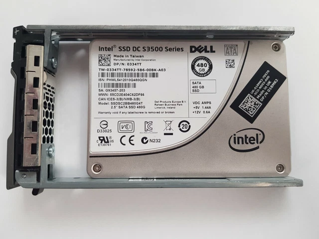 Server Ssd S3520 Dell Intel DC S3520 480GB 2.5