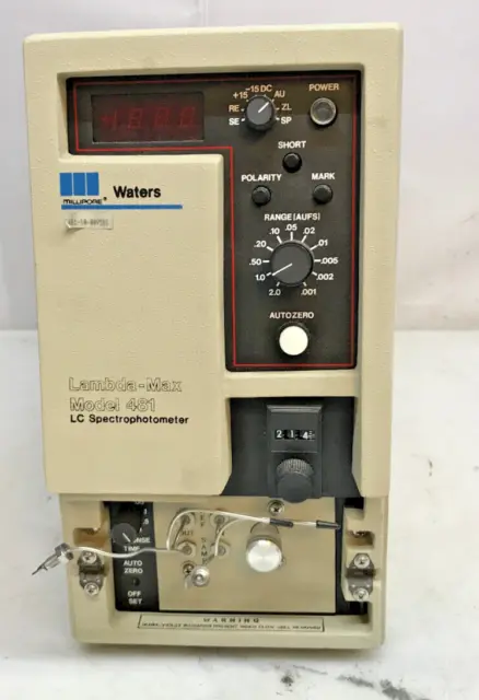 Waters Millipore Lambda Max 481 LC Spectrophotometer Variable Wavelength Detect