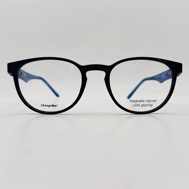 Monture De Lunettes Oxibis ZIA 01 - Bleu Ovale - Métal - Taille 139mm - Neuve Sans Étiquettes