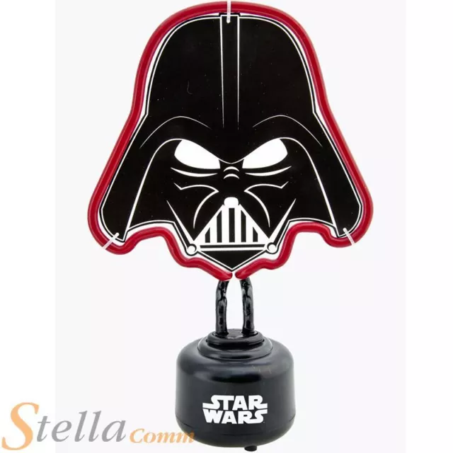 Darth Vader Red Neon Light Official Star Wars Bedroom Night Table Lamp