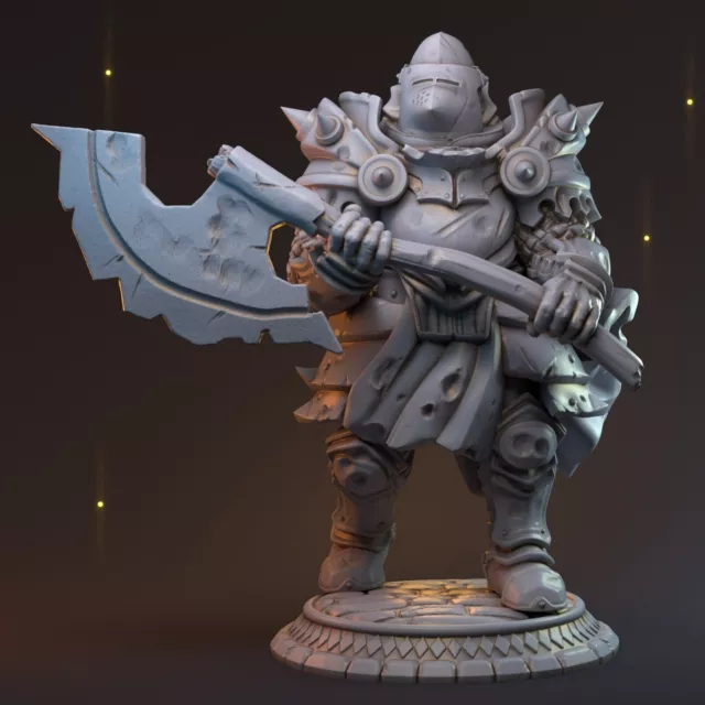 Garde Du Corps Miniature Forte Knight Figurine pour dessus de Table Comme D&d 5e