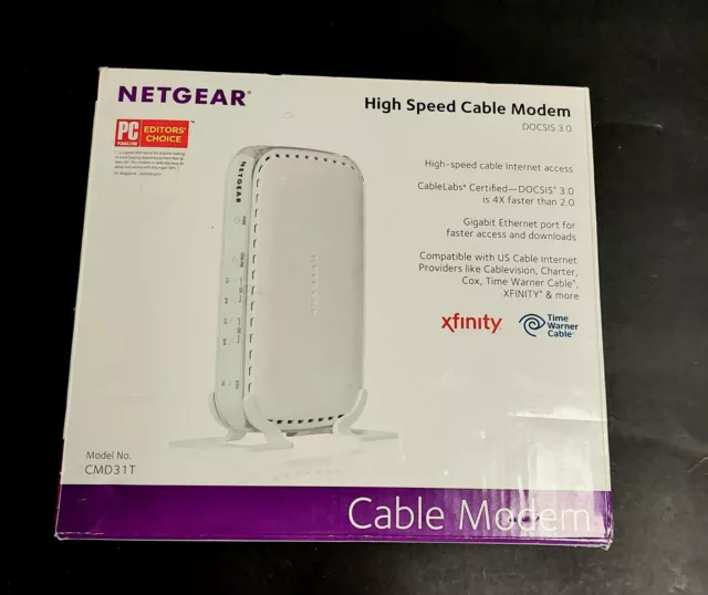 Netgear High Speed Cable Modem Model CMD 31T