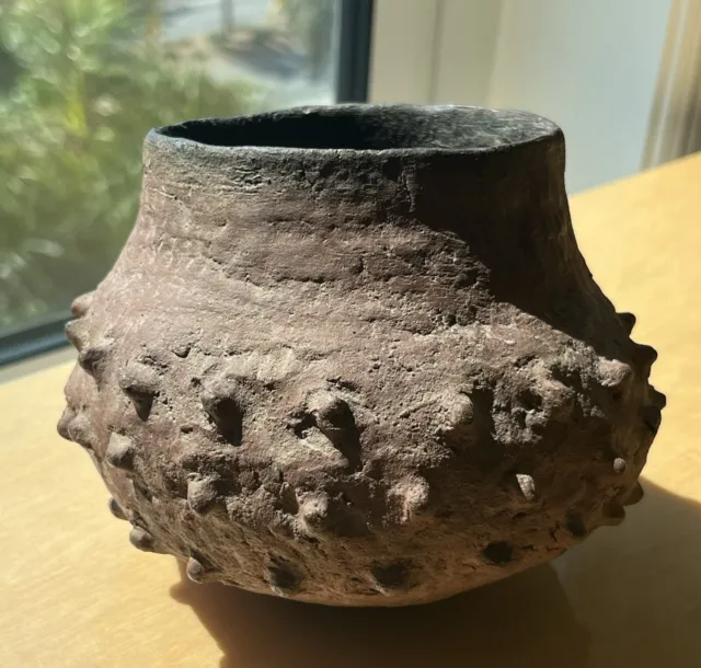 Prehistoric Anasazi Pottery Spiked Olla Great Condition