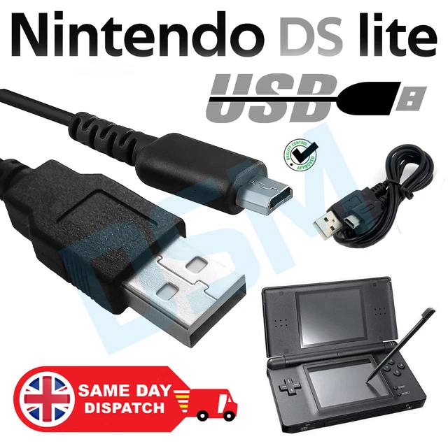 UK NINTENDO DS Lite NDSL DSL USB Charging Power Charger Cable Lead Wire