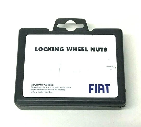 GENUINE FIAT 500 Locking Wheel Nut Kit Box not included £16.99 PicClick UK