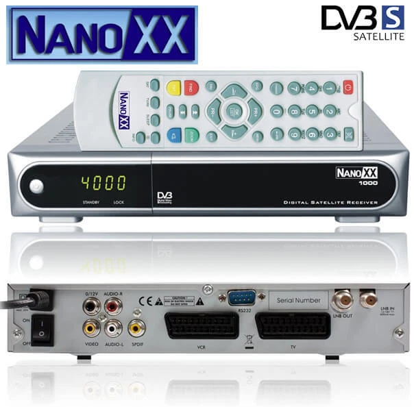 DIGITALER SATELLITEN RECEIVER NanoXX 1000 FTA TV SAT EUR 19,90