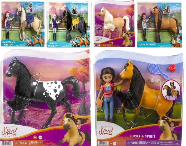 DreamWorks Spirit Riding Free Collector Doll and Horse Ages 3+ Toy Pony Race Fun